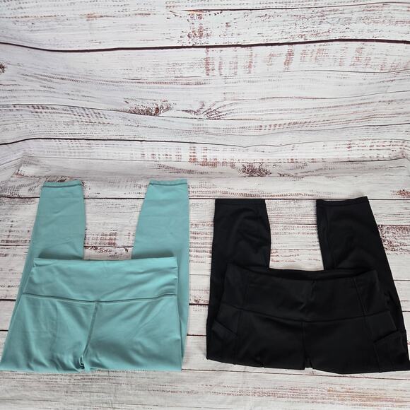 Athleta Leggings Size L Set 2 Ultra High Rise Elation & Ultimate Stash II Capri - Picture 3 of 11